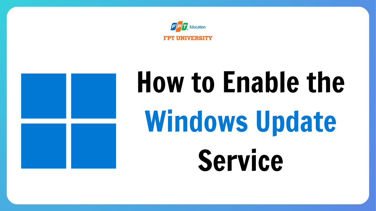 Cách Bật Windows Update